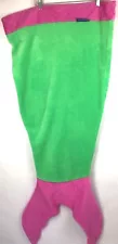 Blankie Tails Mermaid Tail Pink and Green - CUTE!