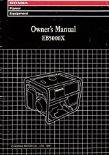 1991 HONDA EB5000X OWNER'S MANUAL - E14-H