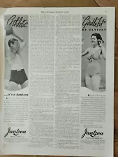 1948 men's women's Jantzen athletic girdle fit Swim trunks swimsuit vintage ad