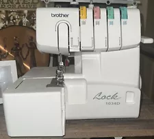 Brother 1034D 3/4 Thread Serger with Differential Feed - White