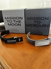 Original MoonSwatch Omega X Swatch Watch Band Straps. PAIR for Earth & Mercury.