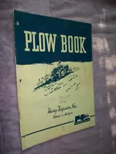 Vintage Harry Ferguson Plow Book Stamped Fletcher Ohio Tractor Sales Detroit MI