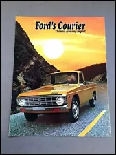 1972 Ford Courier Pickup Truck Vintage Original Car Sales Brochure Folder