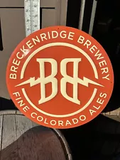 Breckenridge Brewery Fine Colorado Ales Metal Beer Sign