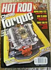 Hot Rod Magazine January 2001 Cheap Torque / Mopar Drag Test / Stroker 383 Build