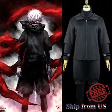 Tokyo Ghoul Kaneki Ken Jacket Hoodie Sweater Tops & Shorts Costume for Cosplay