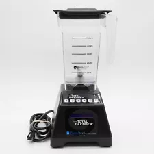 BlendTec Total Blender ES3 Black Complete with Pitcher & Lid - Low Use Tested!!