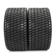 Set of 2 20x10.00-8 Lawn Mower Tractor Cart Turf Tires 4 Ply Max Load: 1190Lbs