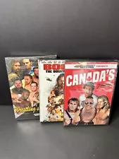 Pro Wrestling Crate DVD Lot Unopened, WWE, AEW, ROH, Indy Boone