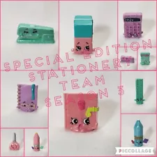 SHOPKINS Season 3 'STATIONERY' SPECIAL EDITION Loose Figures **U Choose**