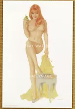 1960s Alberto Vargas Authentic Pin-Up Poster Art Print 11x17 Redhead