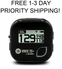 GOLF BUDDY VOICE 2S+ Golf Gps with Slope 2 S + model in Black fast free shipping