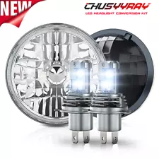 Pair 7" Round LED Headlights Hi/Lo Fit Chevy Truck 1947 1948 1949 1950 1951-57 (For: 1949 Chevrolet Truck)