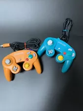 Nintendo GameCube emerald orange Controller Official OEM - TESTED WORKS lot2