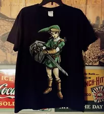 The Legend Of Zelda Twighlight Princess NES Vintage Men's Promo Shirt Size L