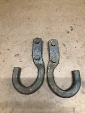 88-98 Chevy GMC OBS Pickup Truck C/K Tow Hooks Recovery Pair Set LH RH OEM BOLTS