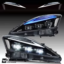 VLAND LED Headlights For Lexus IS250 IS350 ISF 2006-2014 w/Startup Front Lights