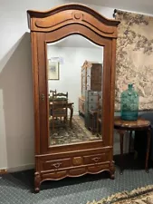 Belgian Oak Single Door Armoire