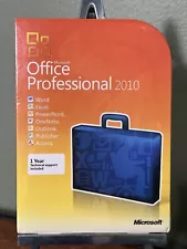 Microsoft Office 2010 Professional Genuine Full Retail Version NEW Sealed