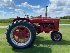 1949 Farmall M IH REPAINTED tractor Runs & Drives Great Fenders Hitch PTO lights