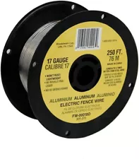 Electric Fence Wire 250ft Spool Aluminum Wire 17 Gauge