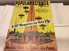 POPULAR SCIENCE MONTHLY MARCH 1939 From my personal collection 256 Pages