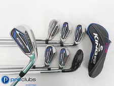 Nice! Cobra King F8 One Length 5H, 6-PW, GW Irons - Rogue 65g Senior - 399485