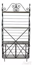 56971EC: Wrought Iron French Style Bakers Rack