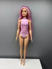 Color Reveal Sunshine and Sprinkles Barbie Doll Pink Hair Roses For OOAK