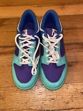 2006 nike dunk low teal/azul/purple Size 11W (9.5M) *RARE PAIR*