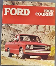 1980 Ford Courier Pickup Truck Brochure XLT Free Wheeling Excellent Original 80