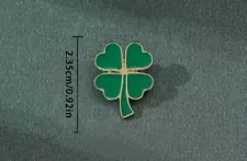 Luckey Four Leaf Clover Enamel Pin