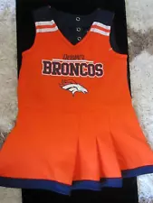 Denver Broncos Cheerleader Uniform Toddler 3T Costume NFL Football Team Apparel