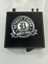 2012 Detroit Tiger's WORLD SERIES press pin Brand New Lapel/ Hat Pin In Case