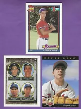 Chipper Jones RC plus Two Other "Rookies" - All NM to MINT!!