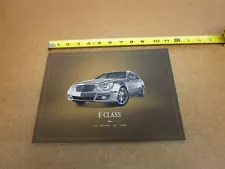 2008 Mercedes-Benz E-class sales brochure E320 E350 E550 E63 AMG 54 page