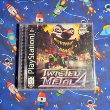 New ListingTWISTED METAL 4 - Playstation (PS1) - 1999 - Black Label - Sealed W/ Hangtab