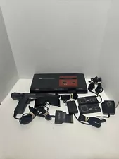 Sega Master System Console+ Official Controllers Gun Power - CLEAN WORKS GREAT!