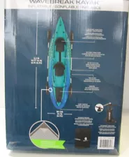 NEW Tobin Sports Wavebreak Kayak 10' 2 Person Tandem Paddles and Pump Included