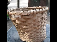 Vintage cotton picking basket