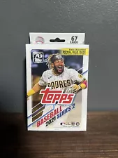 2021 Topps Series 2 MLB BASEBALL HANGER BOX 67 Cards in an UNOPENED SEALED BOX.