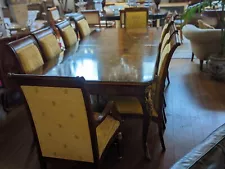 Italian dining set with 10 chairs