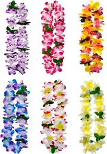 6 Counts Hawaiian Leis Bulk,leis for luau party,hawaiian leis for leis for party