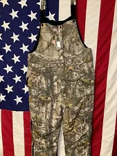 WHITEWATER REALTREE HARDWOODS CAMOUFLAGE HUNTING BIB OVERALLS PANTS SIZE XL NWT