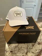 PXG Dog Tag Trucker Style Players Hat - New & Authentic - White/Grey