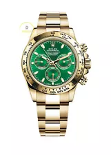 Rolex Daytona Yellow Gold Green Dial - FULL FACTORY STICKERS 116508 - 2021