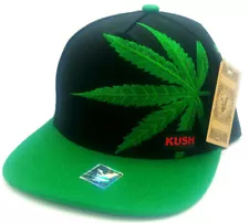 MARIJUANA CANNABIS CHRONIC KUSH POT HEMP LEAF PLANT WEED DOPE CAP HAT SNAPBACK