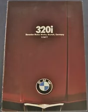 1977 BMW 320i Sedan 32pg Catalog Sales Brochure Excellent Original 77