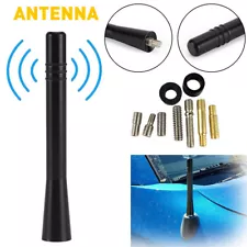 4" inch Short Black Aluminum Antenna Mast AM/FM for TOYOTA TACOMA 1995-2016 inch (For: 2021 Peterbilt 389)