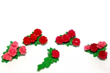 Playmobil Leaf Parts with Roses Flowers for Patio, Planter, Garden